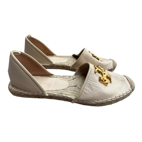 Tory Burch Eleanor Espadrilles size 7, missing back/ankle strap - Picture 3 of 9